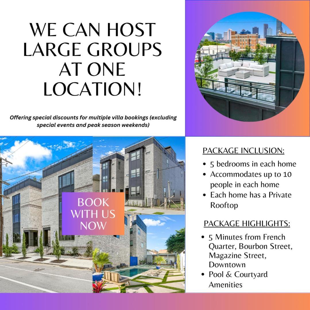 Galaxy Rooftop Villa New Orleans Exterior foto